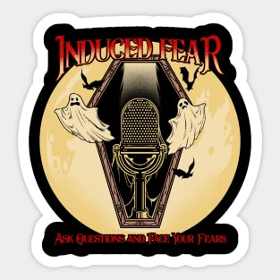 Induced Fear Logo front print Sticker